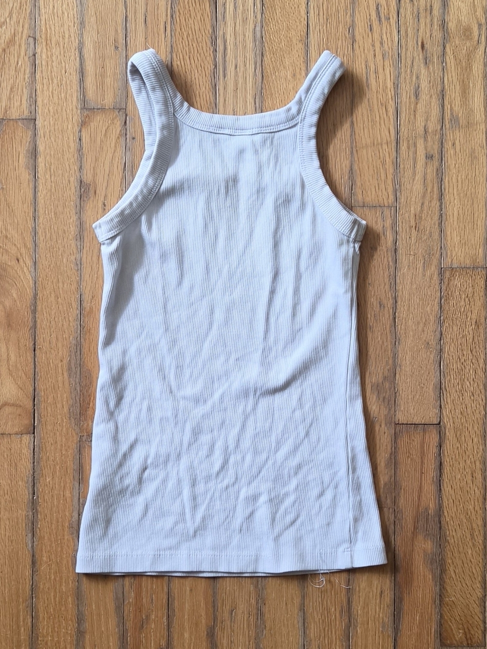 H&M Ribbed White Tank XS - Picture 3 of 6